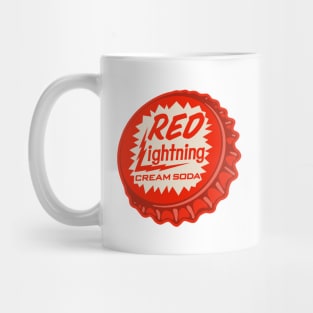 Vintage Red Lightening Cream Soda Bottlecap Mug